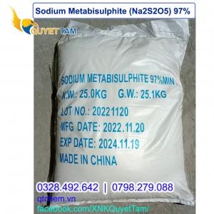 Sodium Metabisulfite SBS (Na2S2O5) – Trung Quốc 97%